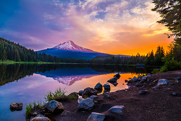 Trillium Lake Sunrise